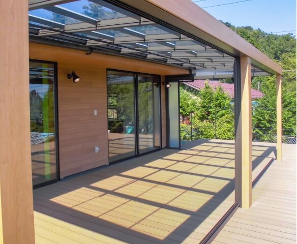 ウッドデッキ写真